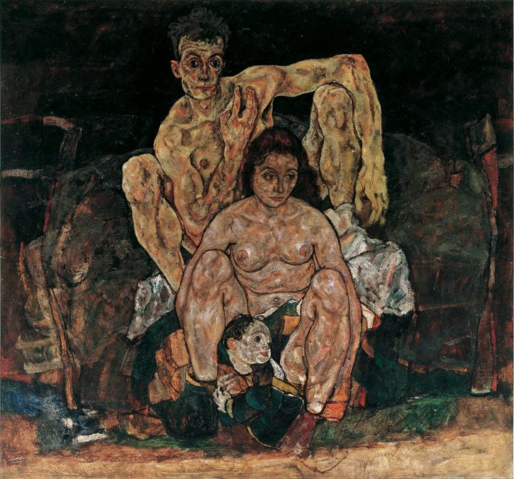 Egon Schiele The Familly (mk12) oil painting picture